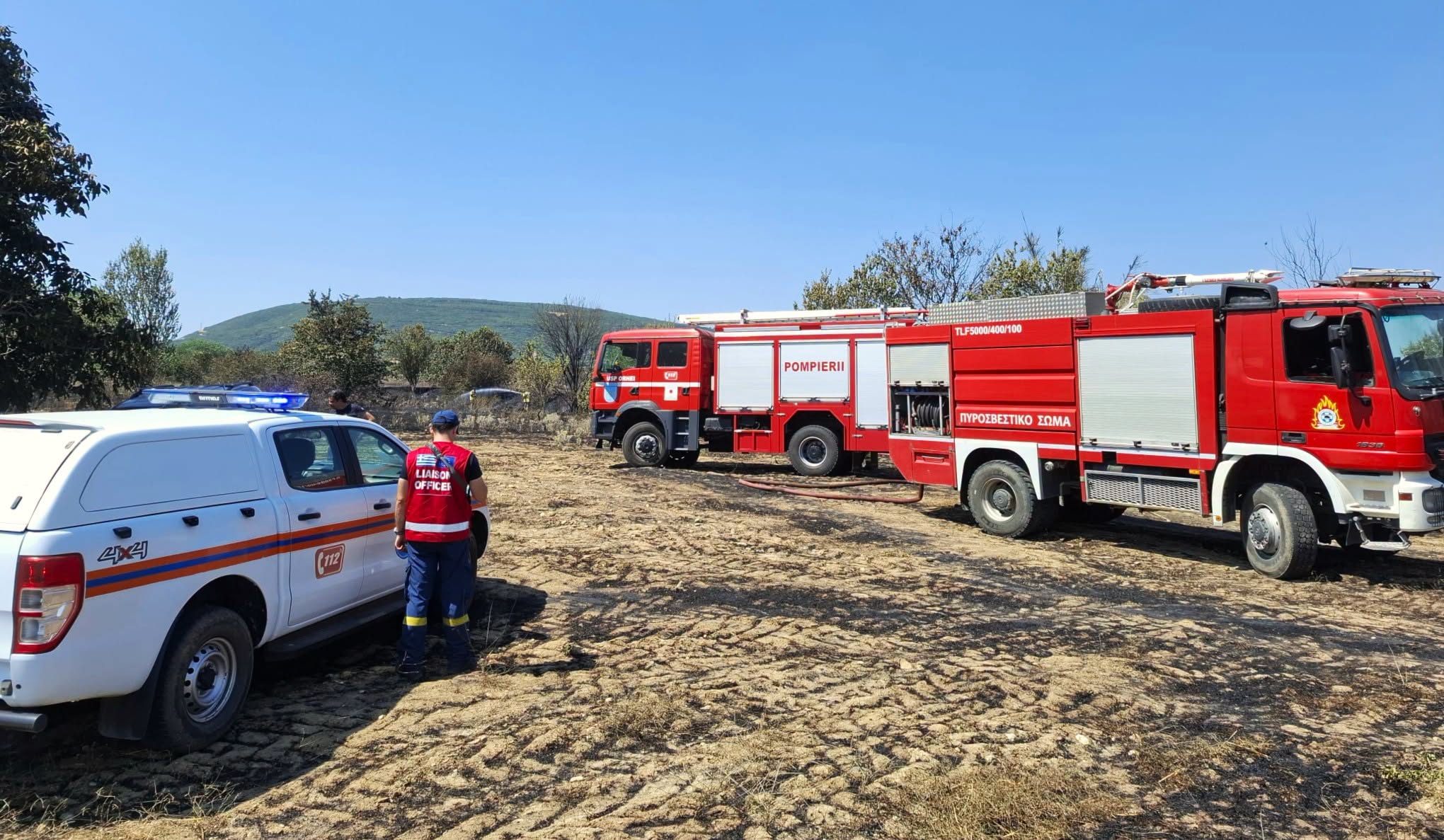 Pompierii moldoveni au intervenit în prima lor misiune din Grecia 1 1784275369484 Pompierii%20md%20in%20Grecia