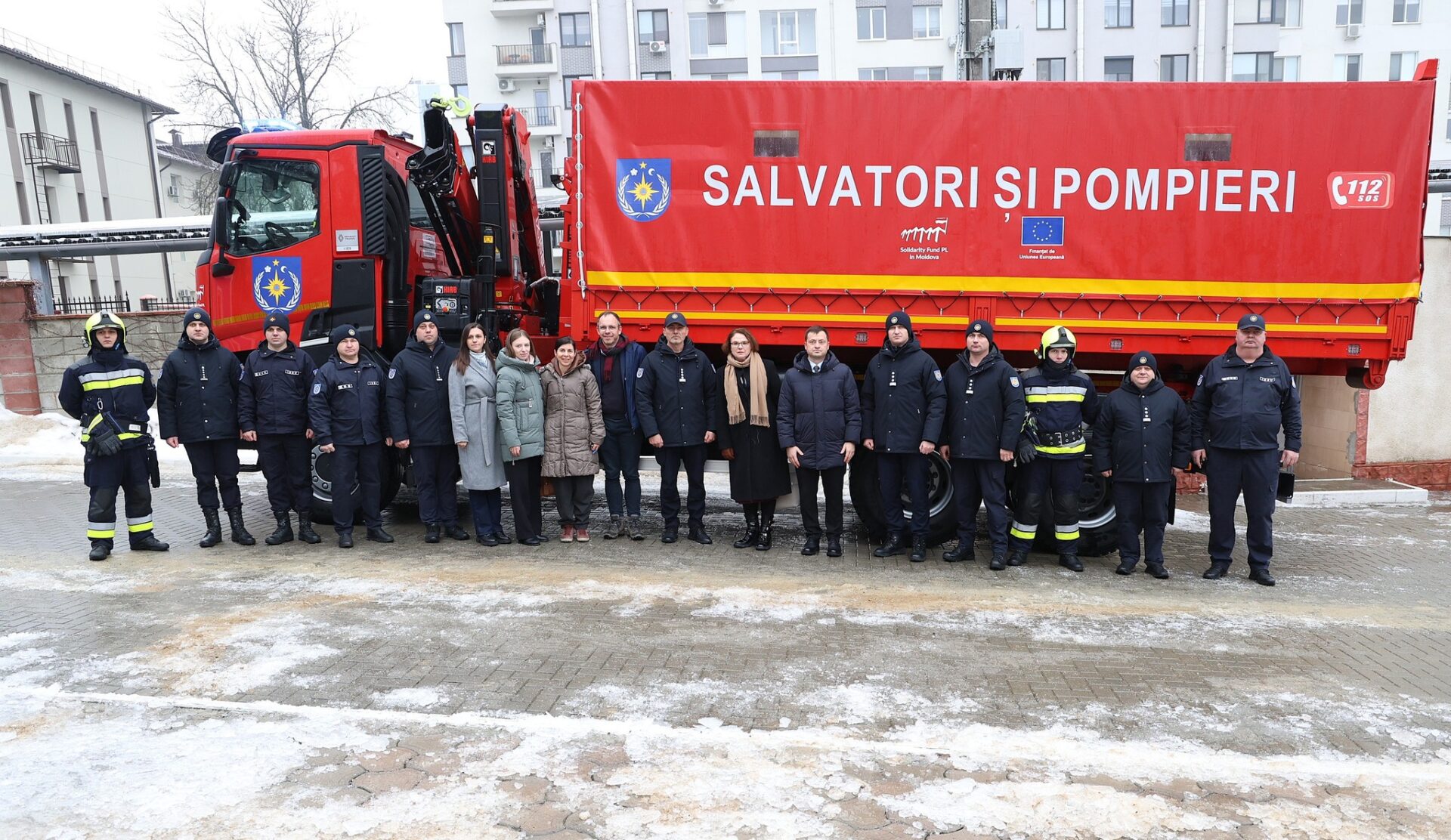 IGSU primește o autospecială nouă prin proiectul EU4Moldova