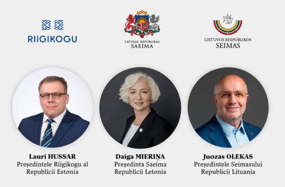 Președinții parlamentelor din Statele Baltice vin într-o vizită oficială în R. Moldova