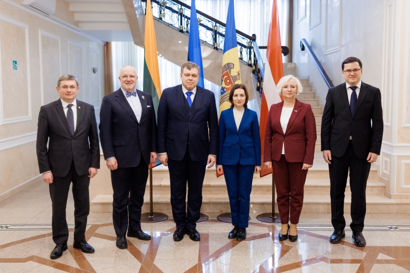 Maia Sandu s-a întâlnit cu liderii legislativelor statelor baltice. Subiectul central - aderarea R. Moldova la UE