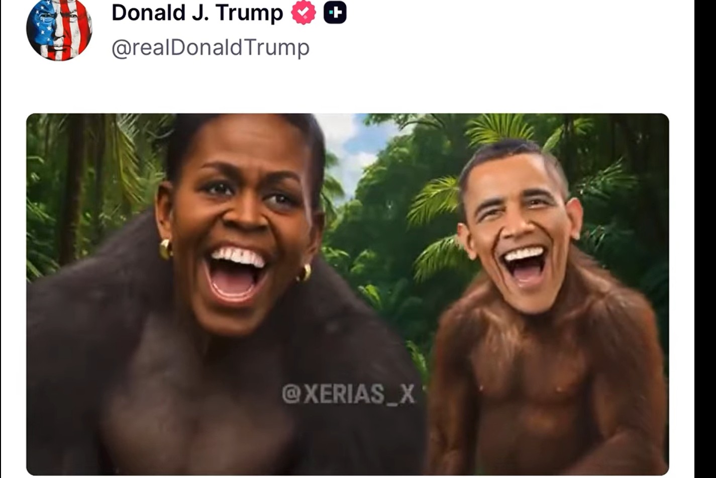 Donald Trump refuză să-și ceară scuze pentru clipul AI în care soții Obama apar ca maimuțe: „Nu am greșit, am văzut doar începutul”