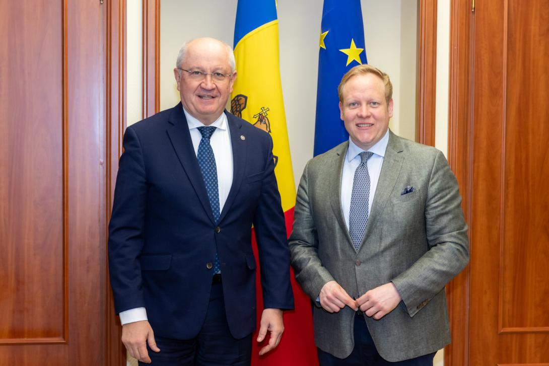 Stimularea investițiilor germane în R. Moldova, discutate de premierul Munteanu cu deputatul Kuban