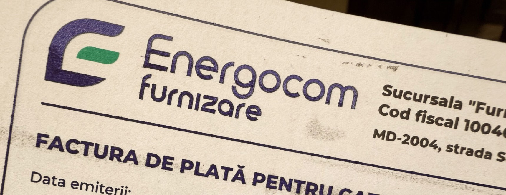 Energocom: Livrările de gaze au crescut cu aproape 45 de milioane de metri cubi în ianuarie