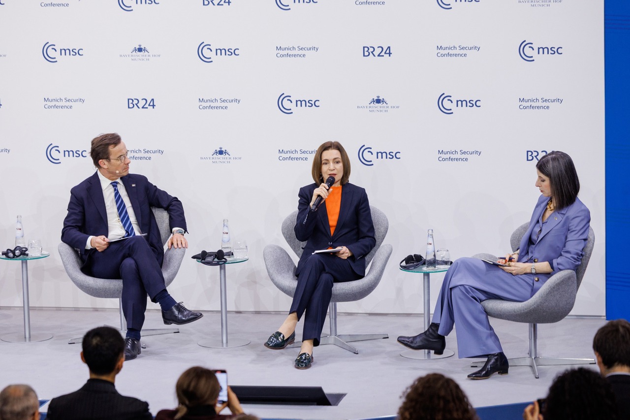 Mesajul Maiei Sandu la München:  „Trebuie să facem parte din Uniunea Europeană dacă vrem să supraviețuim ca democrație”