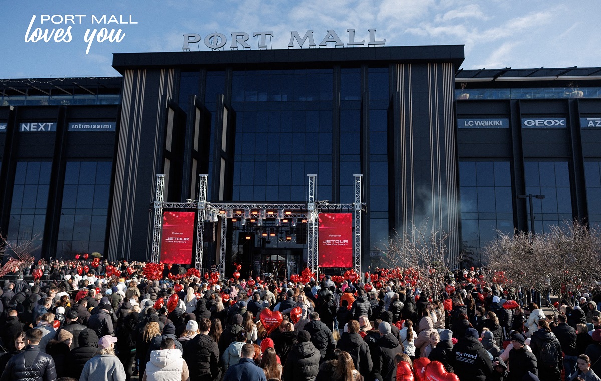 (FOTO/VIDEO) Misha Miller, de Ziua Îndrăgostiților – un cadou incomparabil oferit de PORT MALL comunității sale!