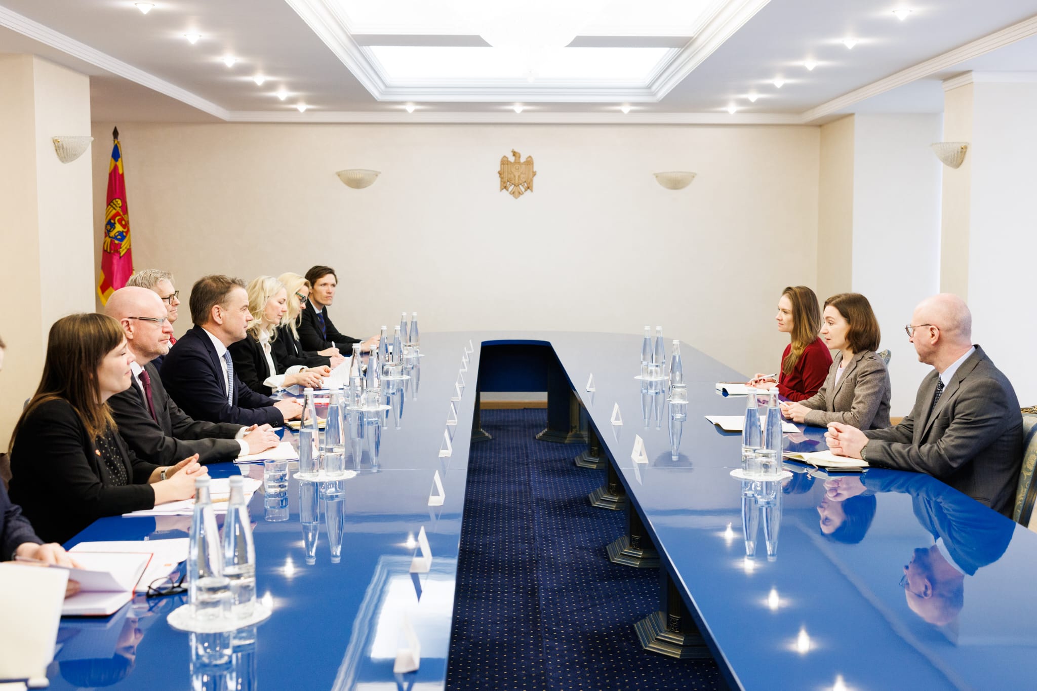 Securitatea din regiune și reziliența R. Moldova, discutate de Maia Sandu cu deputații danezi