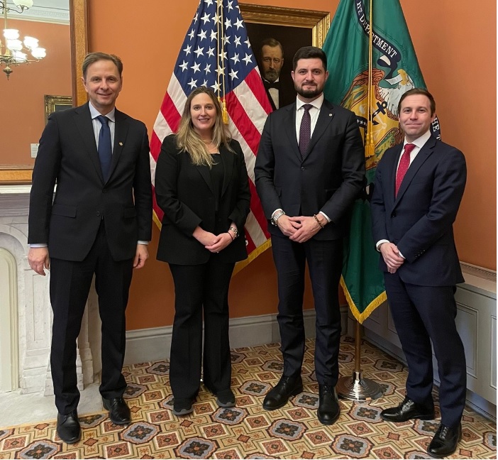 Dorin Junghietu, discuții cu oficiali ai SUA despre linia electrică Strășeni–Gutinaș și activele de la Aeroport