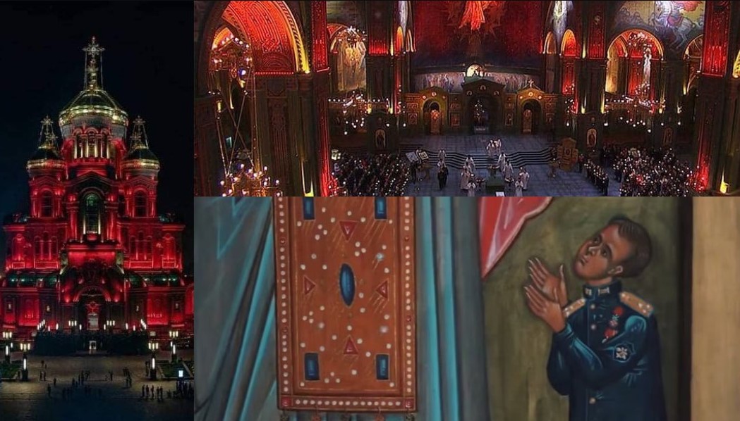 După icoane cu Putin și Stalin, rușii pictează fața militarilor trimiși în Ucraina în biserici. Autorul crede că dacă nu au nimb, se poate