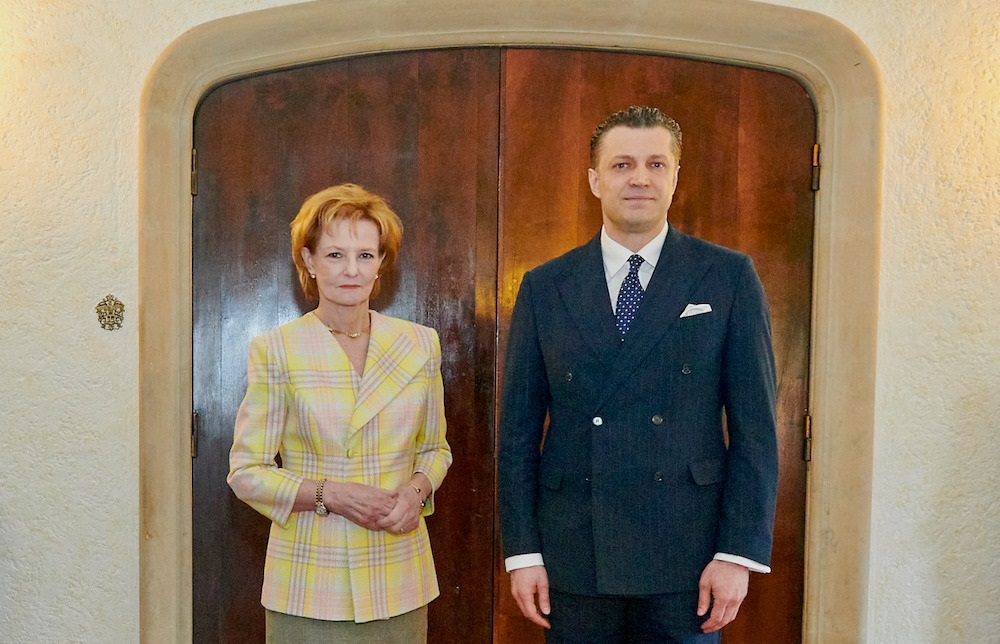 FOTO // Majestatea Sa Margareta l-a primit pe ambasadorul R. Moldova la București, Mihai Mîțu