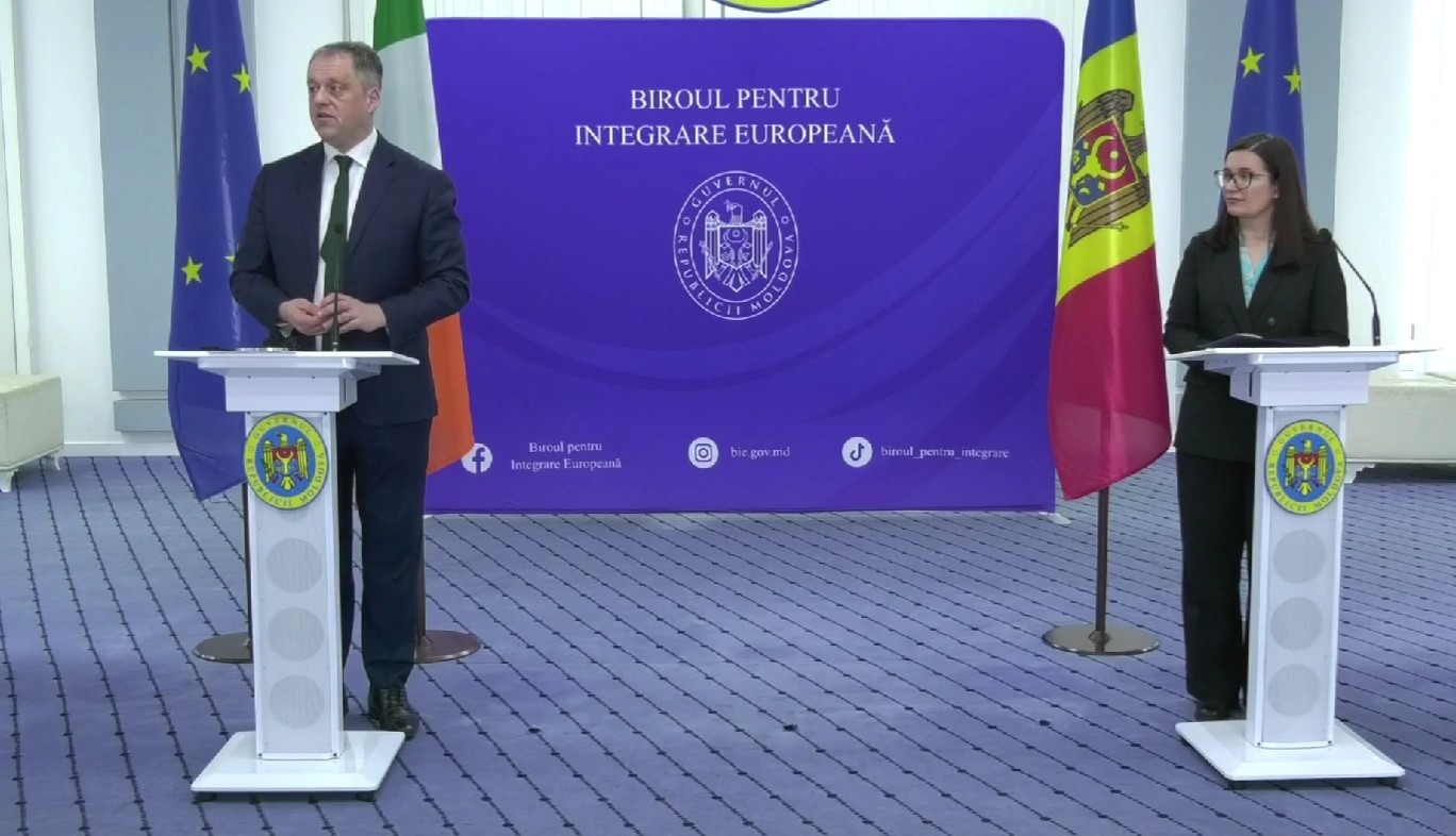 Irlanda își reafirmă sprijinul pentru aderarea R. Moldova la Uniunea Europeană
