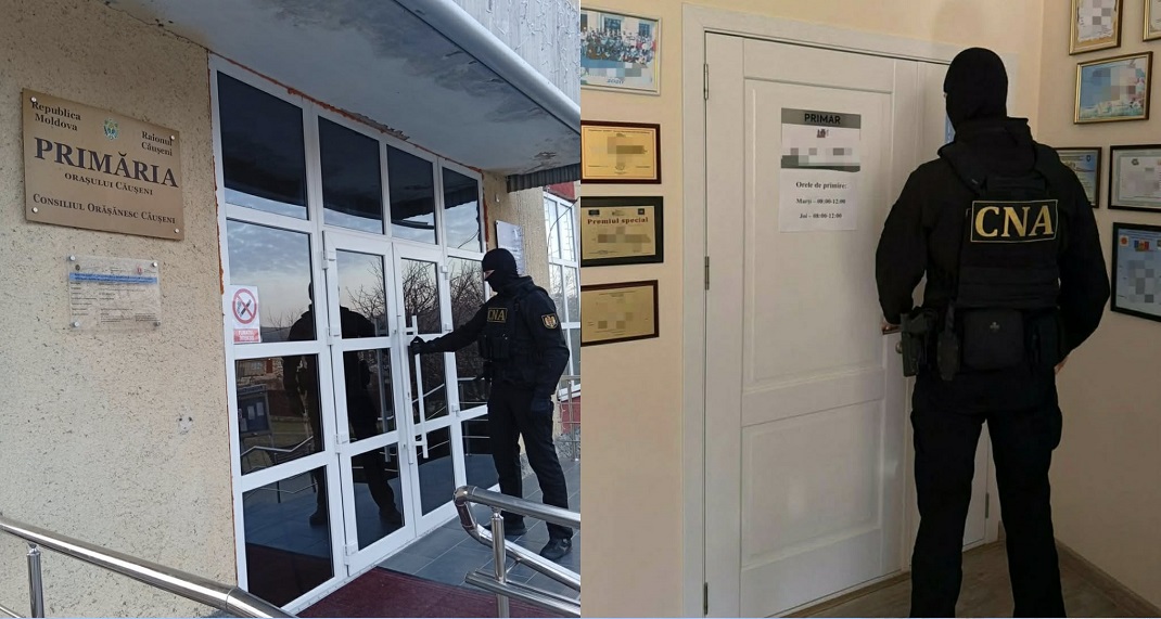 Descinderi la Primăria Căușeni: primarul și un agent economic, reținuți de CNA