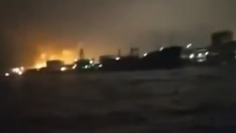 VIDEO // Atac cu drone asupra celui mai mare port rusesc pentru exportul de petrol de la Marea Baltică