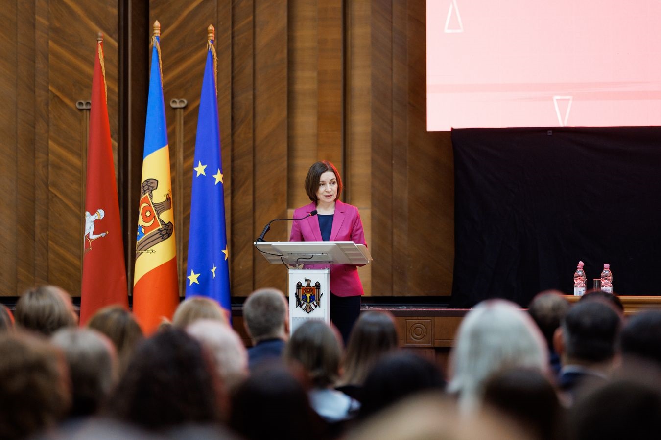 Maia Sandu, la Adunarea Generală a Judecătorilor: „Oamenii vor ca legea să stea în capul mesei”