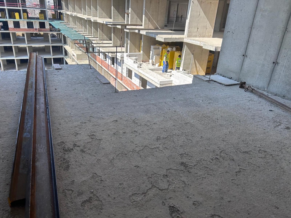 Control inopinat pe un șantier de construcții din Durlești. Multiple încălcări grave, constatate de autorități