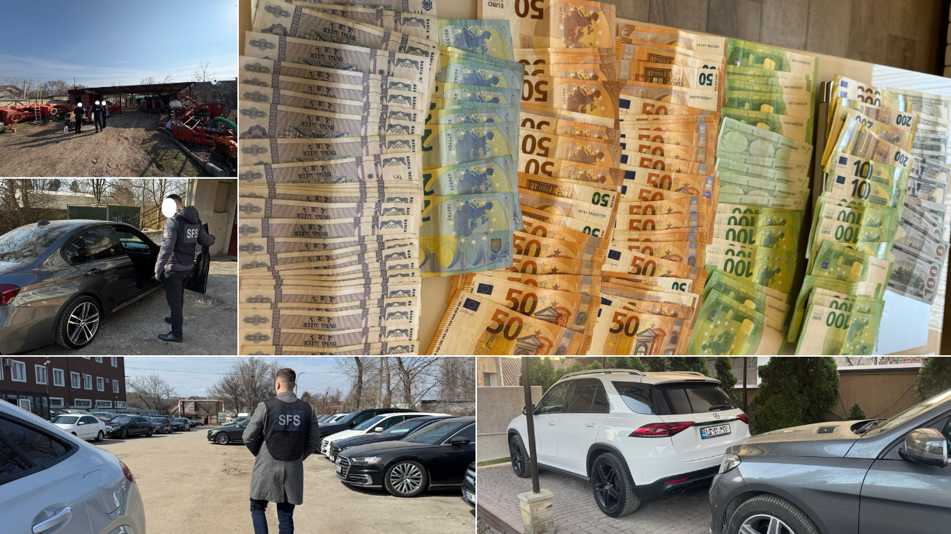 VIDEO // Percheziții la o firmă de închirieri auto din Chișinău: prejudiciu de circa 6 milioane de lei din impozite și TVA
