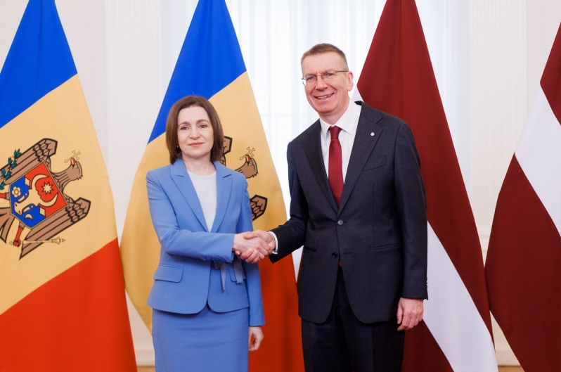 Maia Sandu, în Letonia: Europa va fi mai puternică și mai sigură cu R. Moldova în componența sa