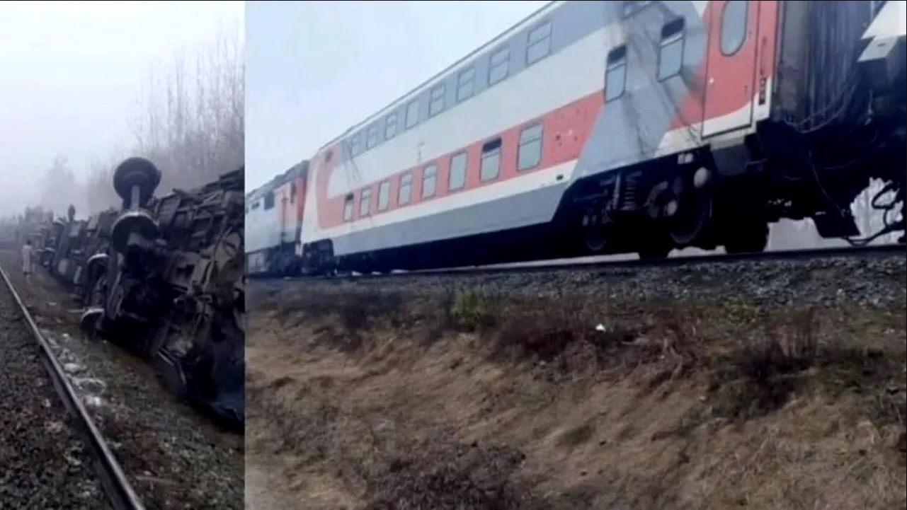 Cel puțin șapte răniți în urma deraierii unui tren în Rusia