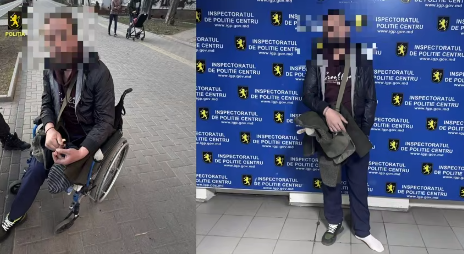 VIDEO // Vindecări miraculoase înainte de Paște. Doi cerșetori ”invalizi” au început să meargă, săltați de oamenii legii