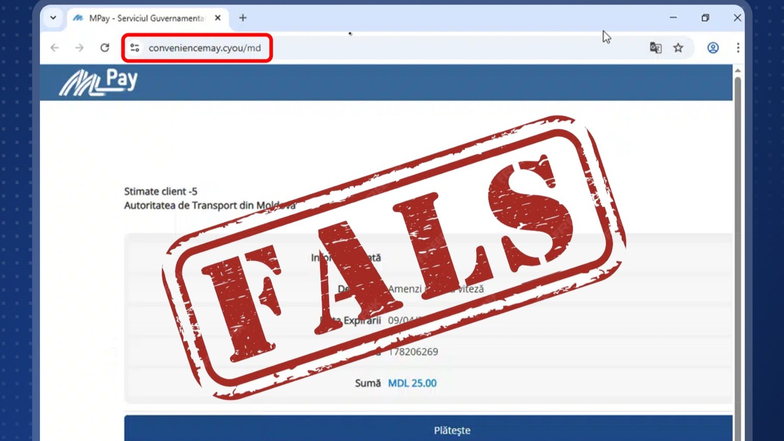 Alertă de fraudă online! SMS-uri cu linkuri suspecte care imită MPay și EVO pentru a colecta date financiare