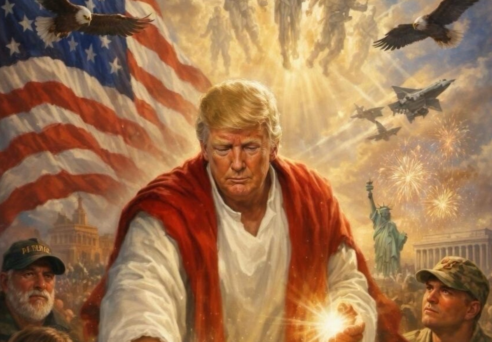 Trump șterge postarea care a stârnit furia susținătorilor săi creștini. „Blasfemie revoltătoare”