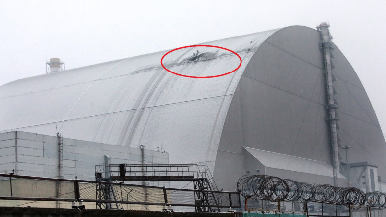 Pericol de scurgeri radioactive în cazul prăbuşirii structurii de protecţie a reactorului de la Cernobîl