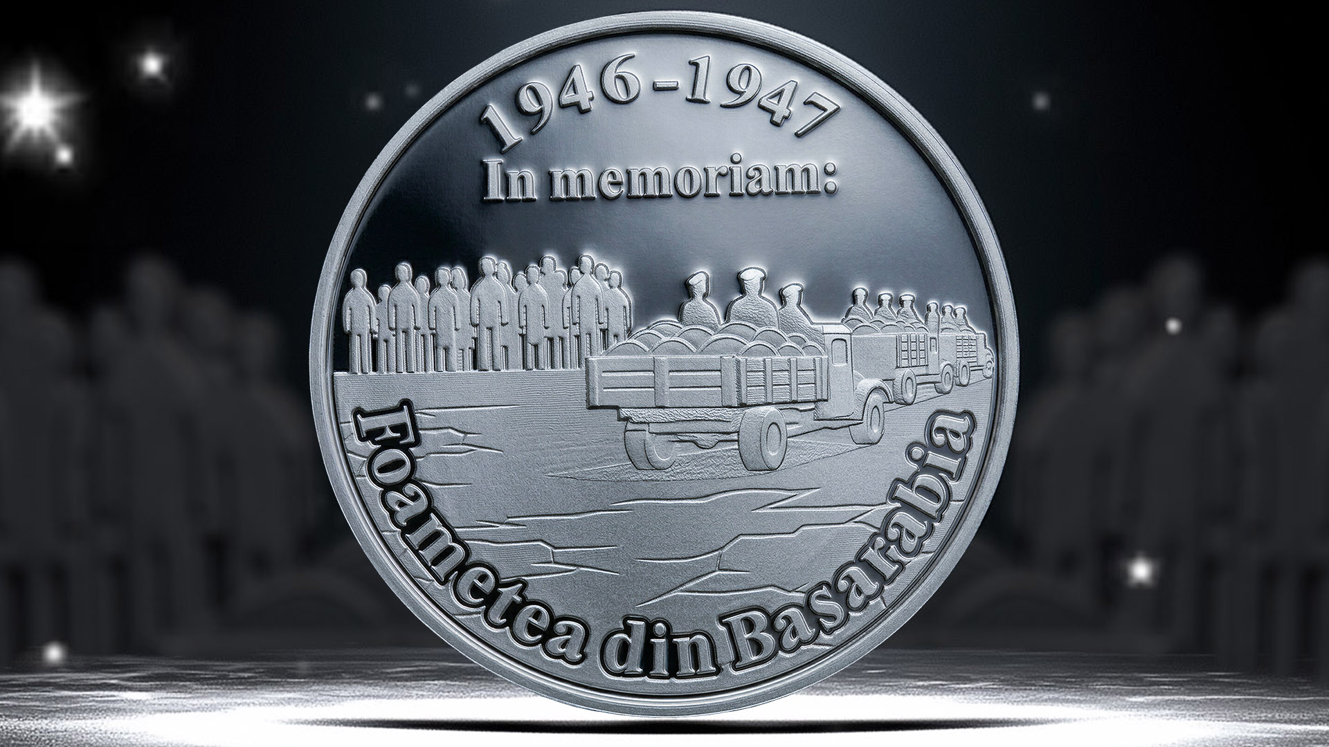 „In memoriam: Foametea din Basarabia 1946–1947” – monedă comemorativă lansată de BNM