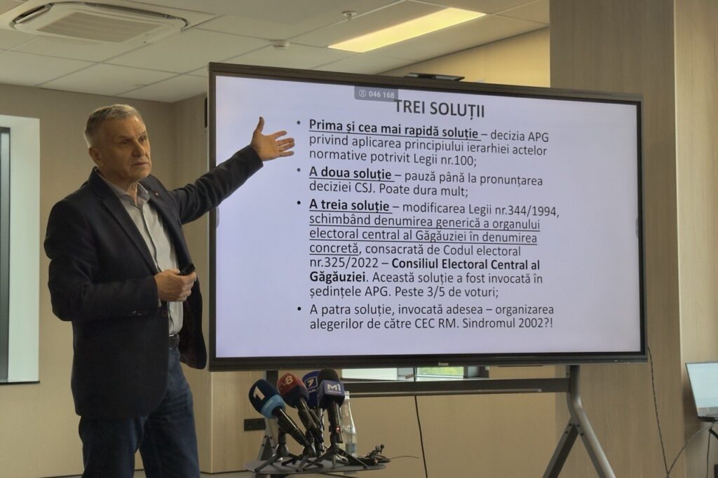 Soluții identificate pentru deblocarea alegerilor pentru Adunarea Populară a Găgăuziei