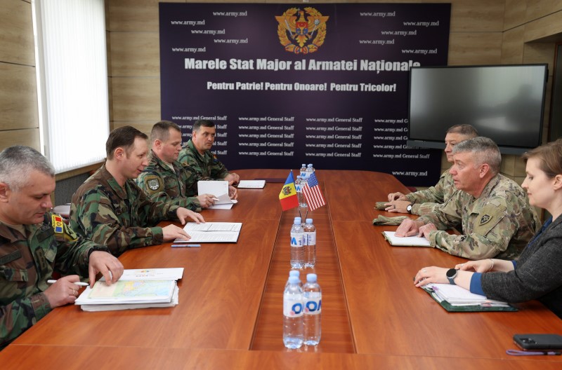 Directorul Statului Major al Gărzii Naționale a statului Carolina de Nord, în vizită la Chișinău
