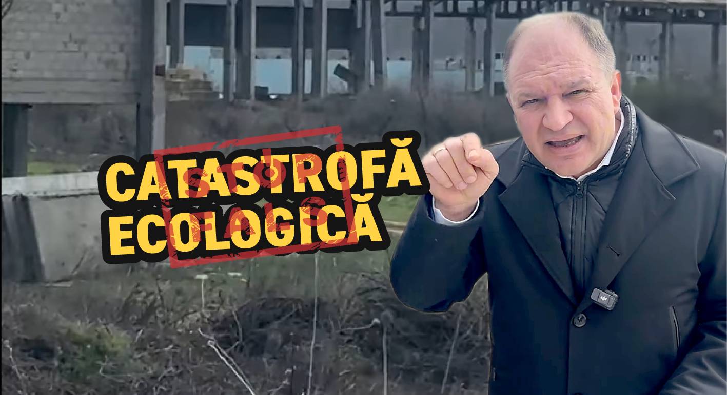 „Catastrofă ecologică” inventată la Sîngera