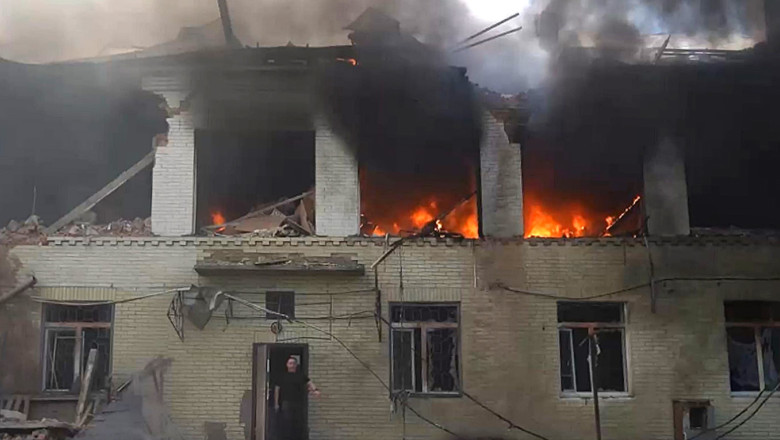 Armata lui Putin a bombardat o grădiniță din Ucraina, în timp ce cere un armistițiu pentru parada de pe 9 mai
