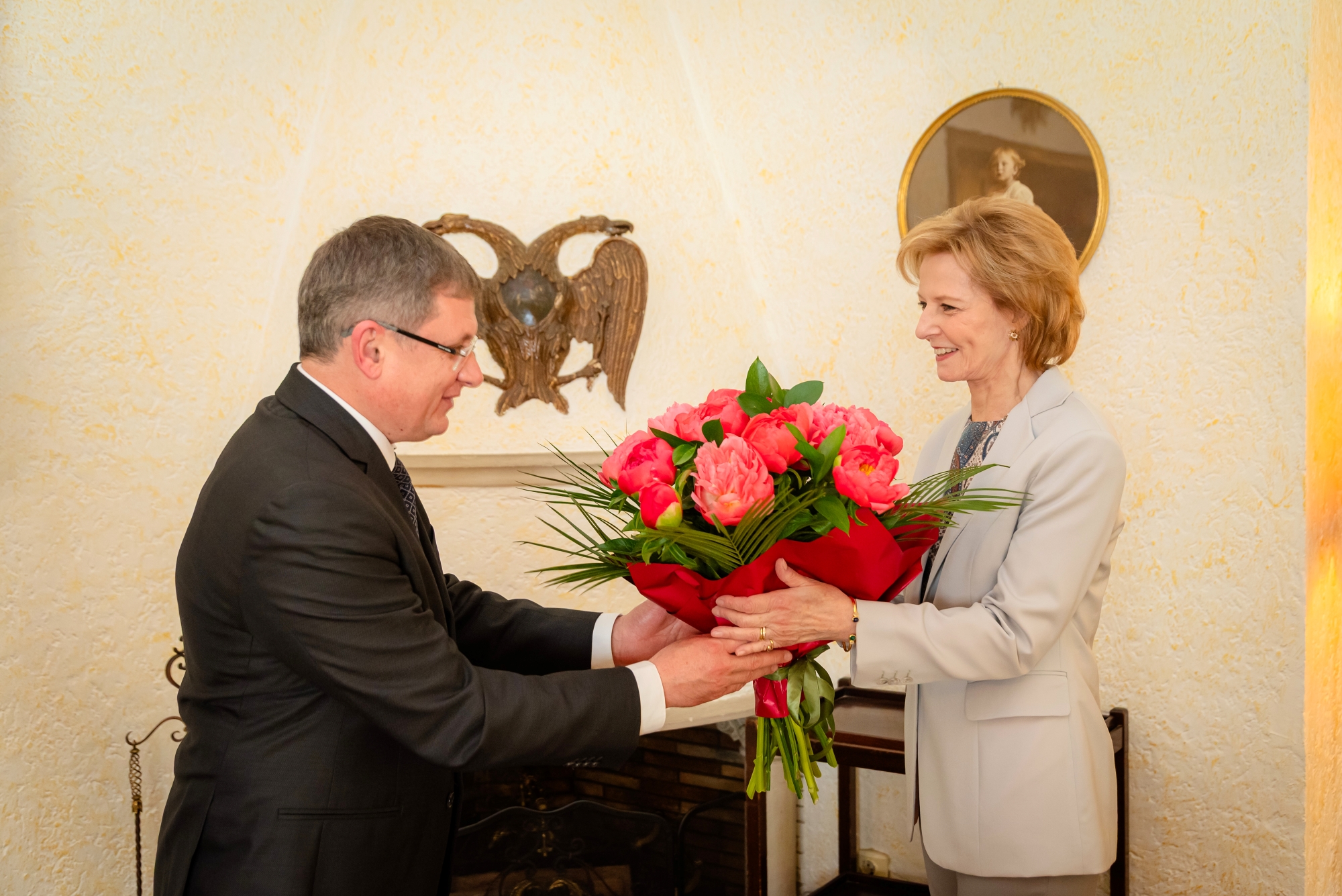 FOTO // Igor Grosu, primit la Palatul Elisabeta: Apreciem în mod deosebit eforturile constante ale Coroanei României în sprijinul Republicii Moldova