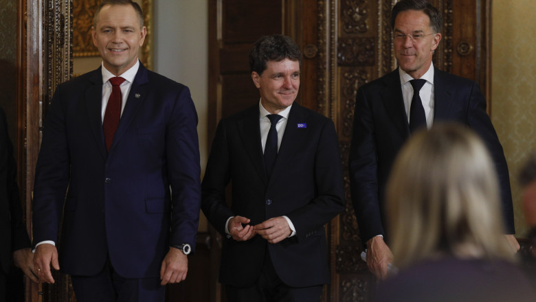 Nicușor Dan, Mark Rutte și Karol Nawrocki, după Summitul B9: Rusia e o amenințare pentru NATO. E nevoie de ajutorul SUA pentru Ucraina