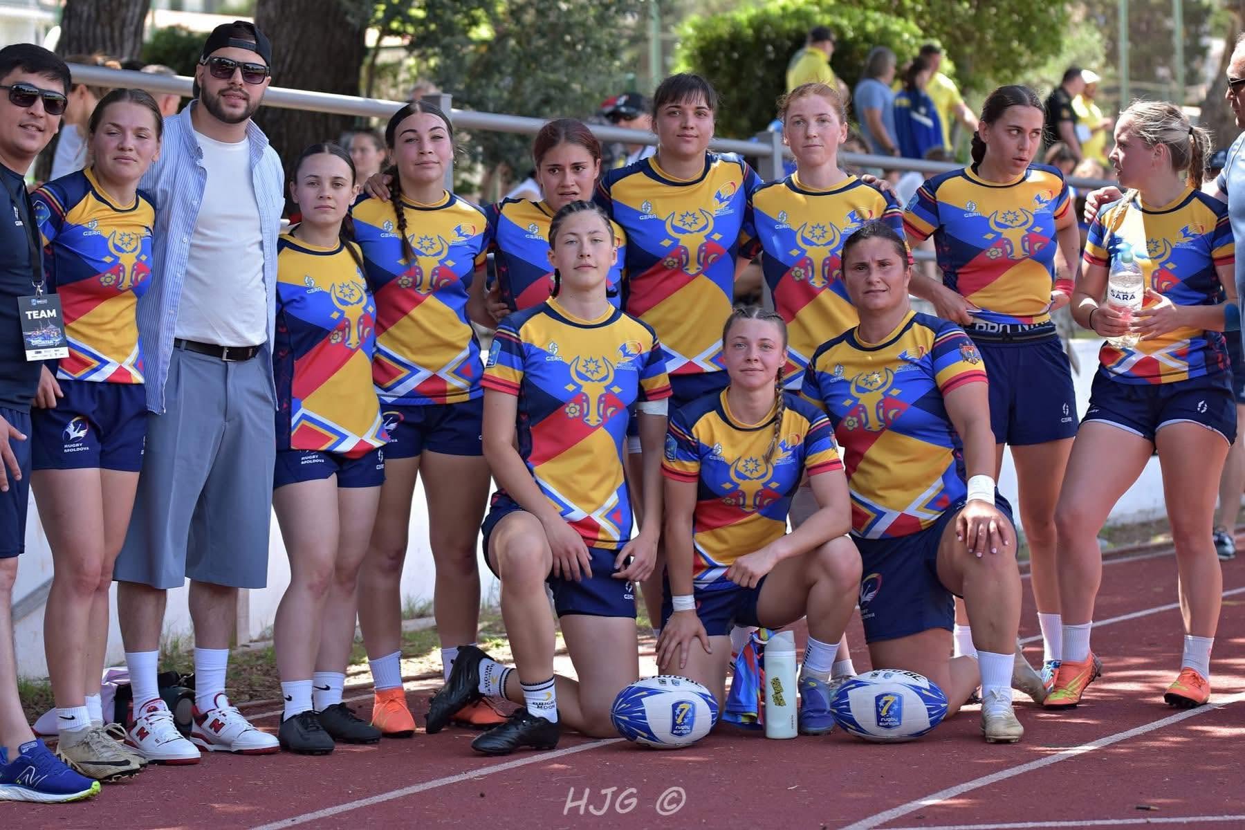 Naționala feminină de rugby 7 a Republicii Moldova, în semifinalele Campionatului European