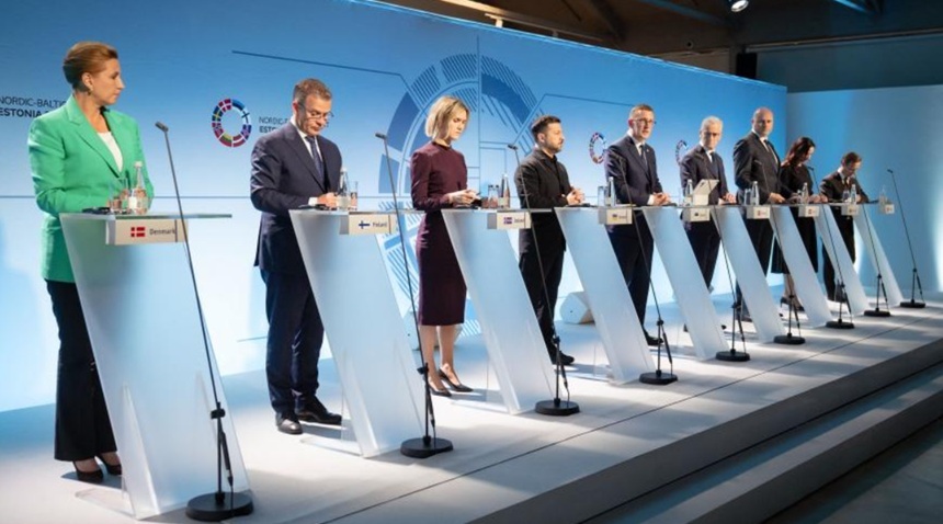 Şefii de guverne ai opt țări nordice şi baltice susţin, într-o declaraţie comună la un summit regional, în Estonia, aderarea Ucrainei la UE şi NATO