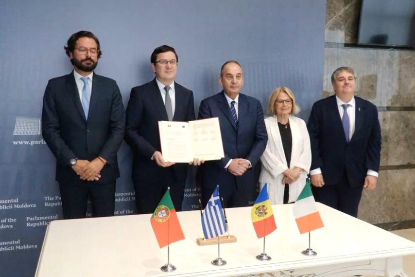 Declarație de sprijin pentru aderarea Republicii Moldova la UE, semnată la Chișinău de mai multe state europene