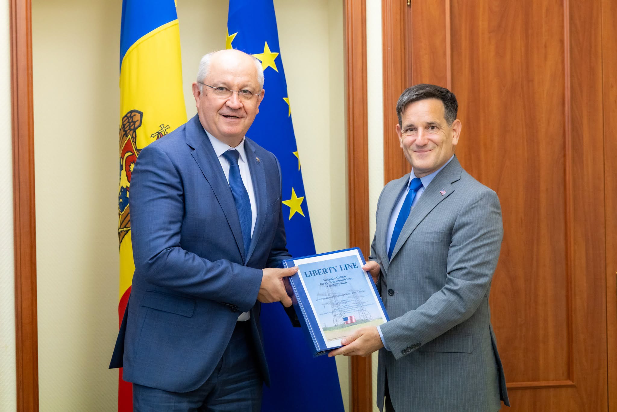 R. Moldova își întărește securitatea energetică. LEA Strășeni–Gutinaș „Liberty Line” avansează cu sprijin american
