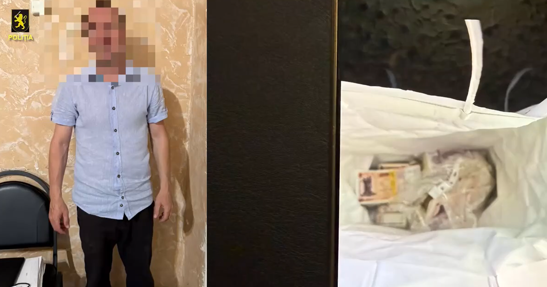 VIDEO // Tată și fiu, deposedați prin înșelăciune de peste un milion de lei. Suspectul, prins în flagrant