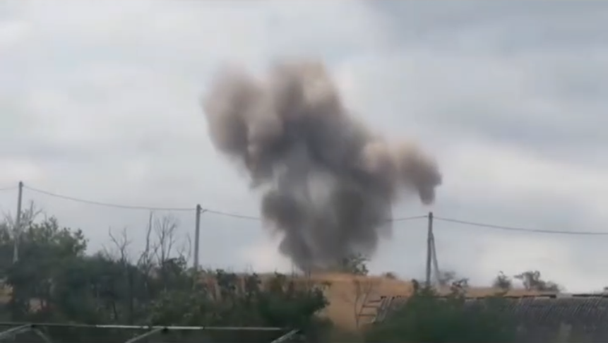 VIDEO // Încărcătura explozivă din drona rusească prăbușită la Copanca a fost detonată în siguranță