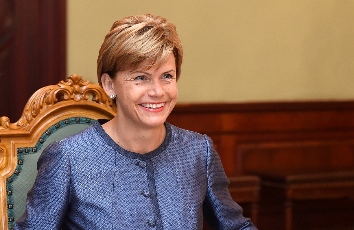 Șefa diplomației letone, Baiba Braže, așteptată luni la Chișinău