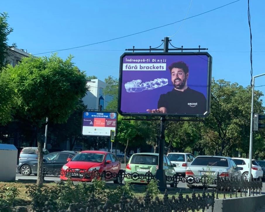 Un nou regulament pentru publicitatea exterioară în Chișinău: autoritățile vor mai puțină aglomerare vizuală