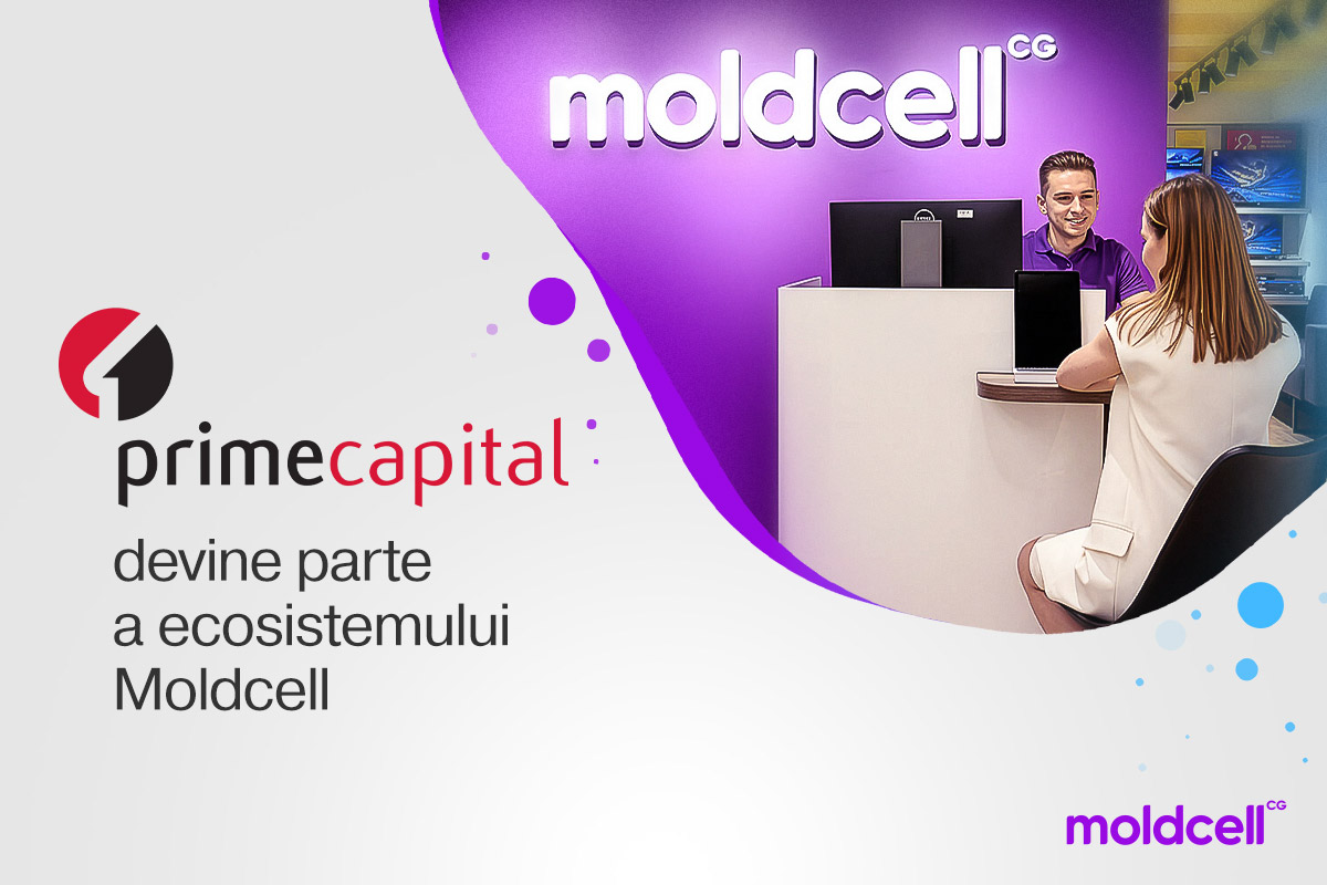 Moldcell finalizează achiziția pachetului majoritar din OCN Prime Capital SRL și își consolidează ecosistemul de servicii digitale și financiare
