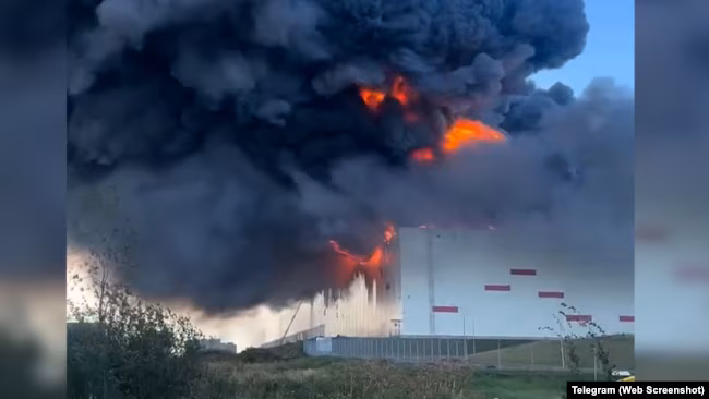 Rusia: Incendiu la un centru logistic Wildberries după un alt atac cu drone