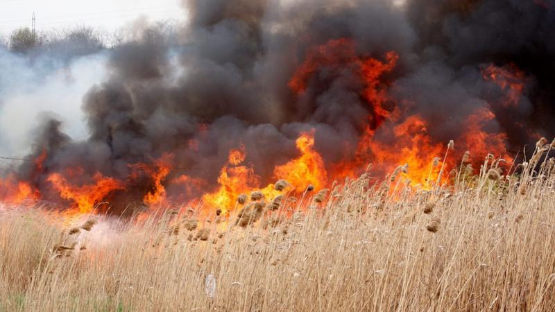 Atenție! Risc sporit de incendii de vegetație în următoarele șapte zile