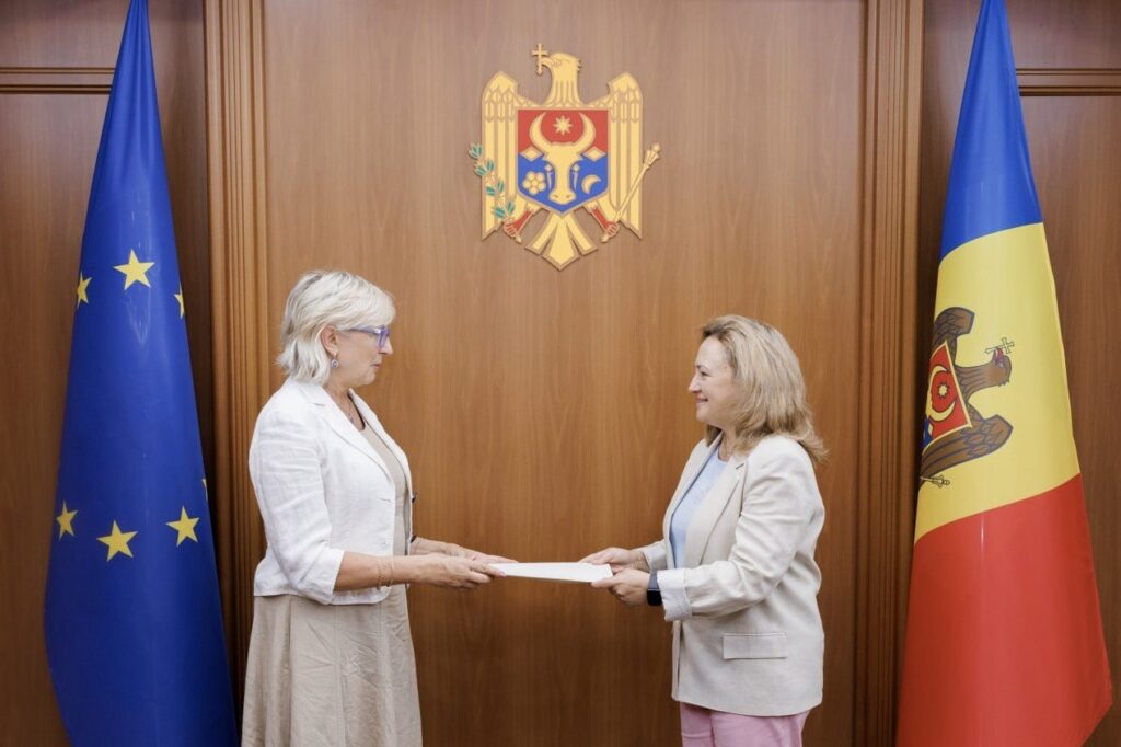 Primul ambasador rezident al Estoniei la Chișinău și-a prezentat copiile scrisorilor de acreditare