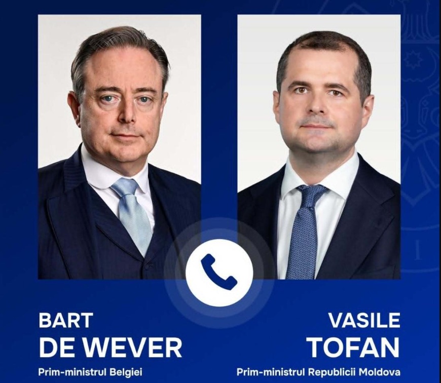 Vasile Tofan, discuții la telefon cu prim-ministrul Belgiei despre deschiderea tuturor clusterelor de negocieri între R. Moldova și UE