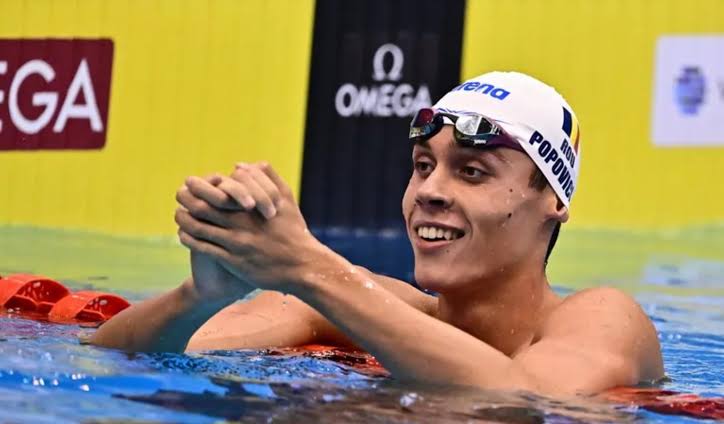 David Popovici a câștigat aurul la înot 100 m liber, la Europene, cu nou record al competiției
